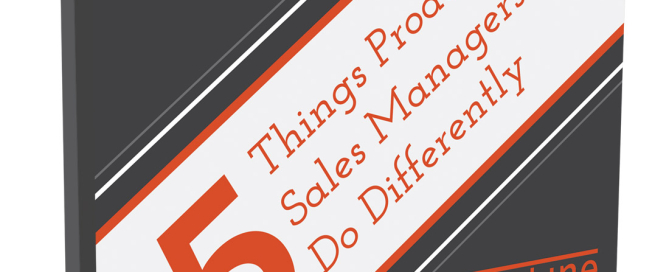 Diagonal modern sales management guide cover