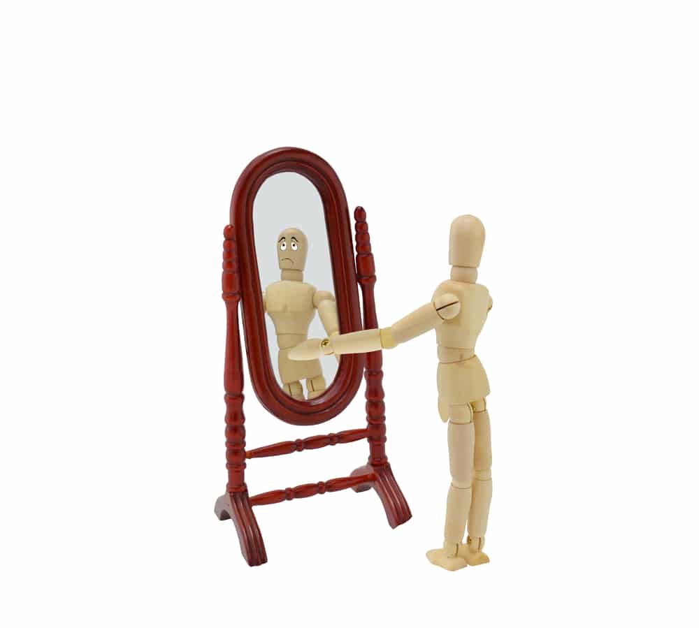 Man in the mirror