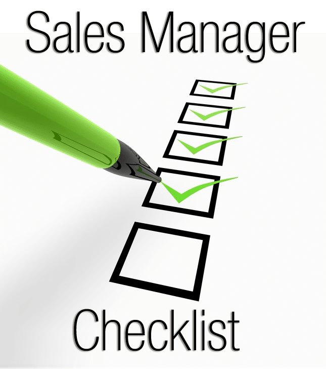 sale-manager-checklist